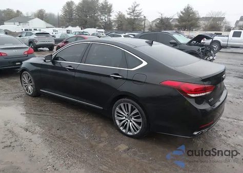 2015 Hyundai Genesis 5.0 z USA, uszkodzony, nr VIN KMHGN4JF3FU074651